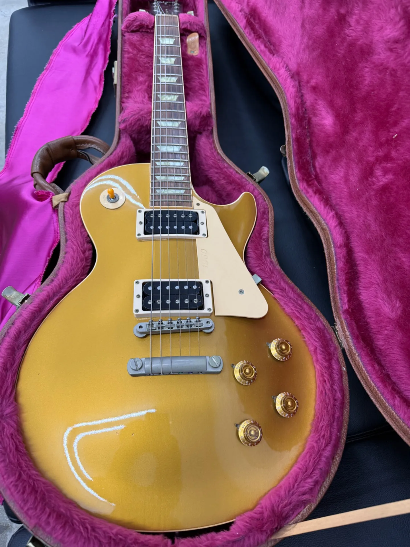 gibson les Paul gold top